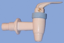 Кран ХВ с внешней резьбой к 0,5-5М, 5-II. 0.7-5Q (нажим рукой), серый корпус