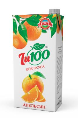 Нектар Апельсиновый. Ju100 тетра пак Гост 1,95л (6) Широкий Карамыш