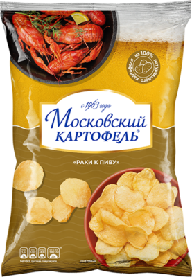Московский картофель хруст. 40г королевский краб/28
