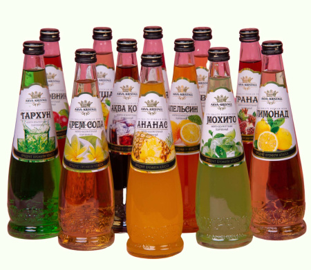 Аква Кристалл Лимонад Evio Манго 0,5 л стекло*12