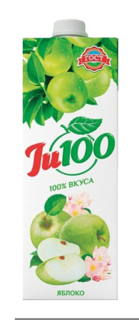 Нектар Яблочный осв. Ju100 тетра пак Гост 1,95л (6) Широкий Карамыш