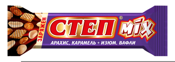 Степ MIX конфета вафельная глазированная 40г*20 шт Славянка
