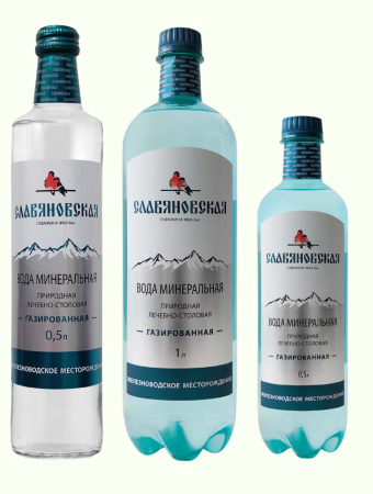 Славяновская вода газ. минеральная 1л ПЭТ*6  питьевая лечебно-столова  Аскания