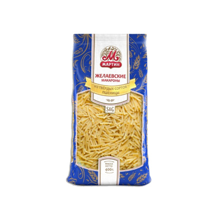 Соломка макаронные изделия Мартин гр.А, в/с 0,4кг*20