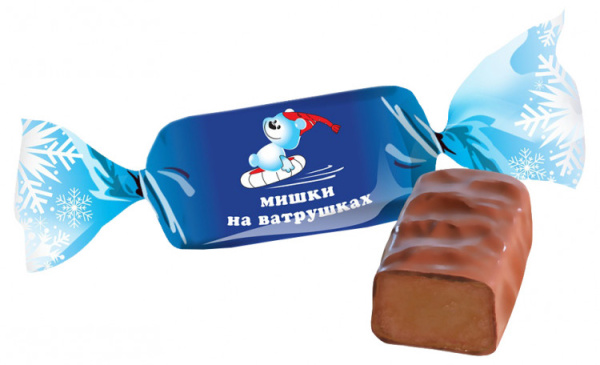 Мишки на ватрушках конфеты 1*6 СПБ