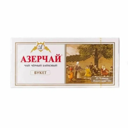 Азерчай Buket Tea 25 пак. черный чай *12 БЕЗ КОНВЕРТА